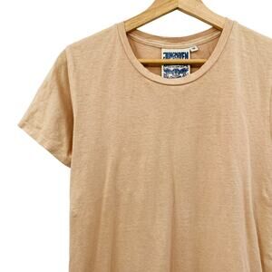 Jungmaven tan coral hemp cotton natural fiber tee